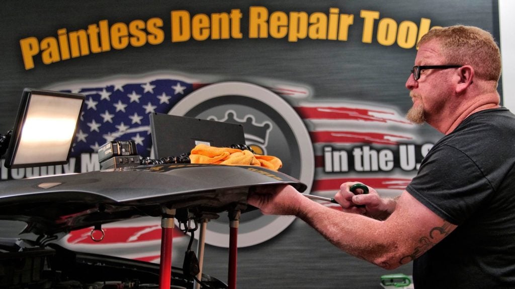 Learning Paintless Dent Repair / Removal , PDR Training Episode 1 - Tool  Tip Location 