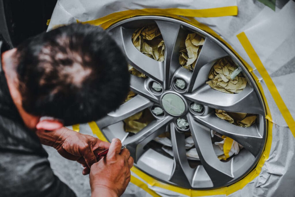 Alloy wheel repair training